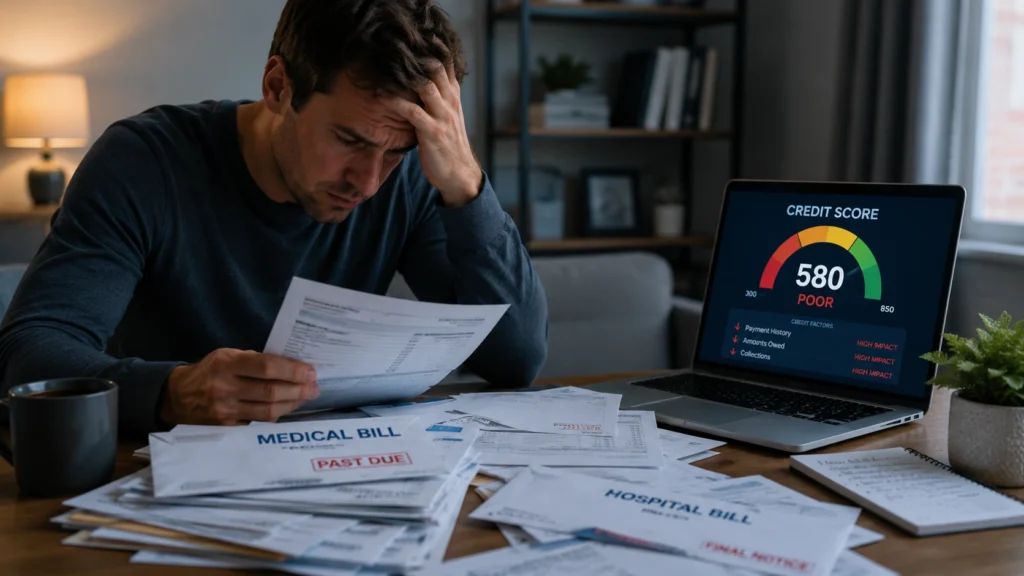 Protect Credit Score after car accident